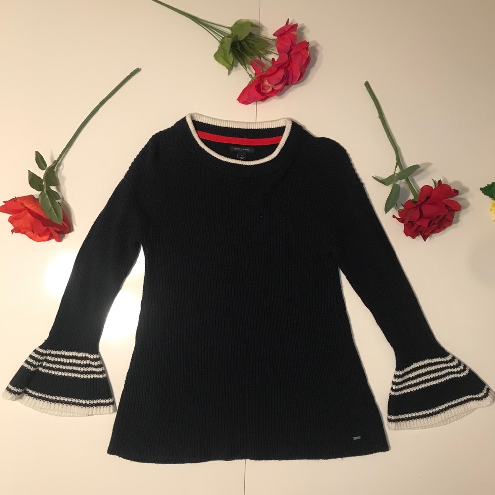 90's Style Tommy Hilfiger Knitted Sweater W Med